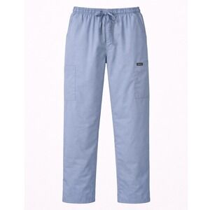 Dagacci Medical Scrub Pants Womens Medium Blue Gray‎ Drawstring Cargo Pockets
